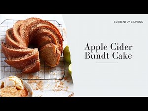 Apple Cider Bundt Cake