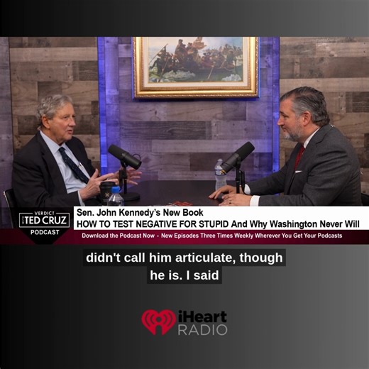 Sen. John Kennedy jokes that Ted Cruz can “talk a dog off a meat wagon” and “knock witnesses to Pluto” before Kennedy steps up to clean up. A hilarious behind-the-scenes look at how Senate Judiciary Committee grillings really go down. https://podcasts.apple.com/us/podcast/verdict-with-ted-cruz/id1495601614?i=1000735009258 | Verdict with Ted Cruz