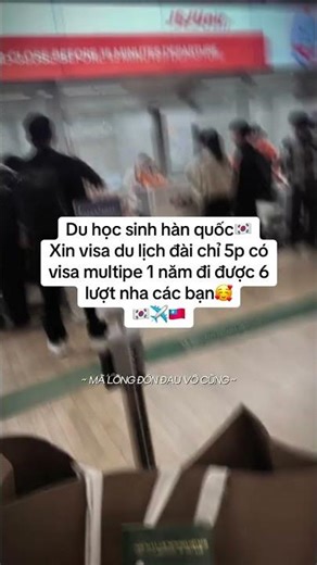 Xin visa du lịch từ Hàn Quốc qua Đài Loan!