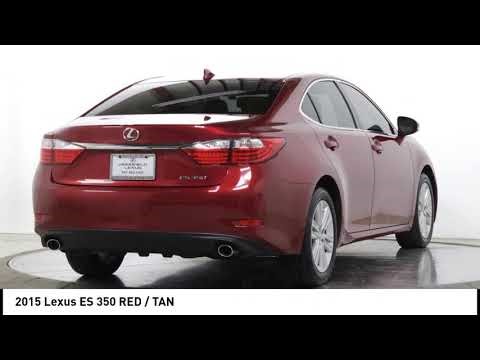 2015 Lexus ES 350 RED / TAN Schaumburg IL 260300A