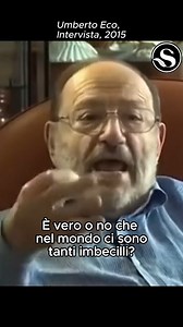 101K views · 1K reactions | Umberto Eco, Intervista, 2015 - - - #letteratura #libri #citazioni #eco #umbertoeco | Segnalibro | Facebook