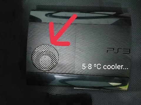 PS3 Super Slim Cooling Mod || 5-8 degree Cooler