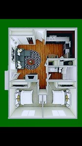 🌿Two-Bedroom Apartment Floor Plan. #apartmentfloorplan #2bedroom #apartmentliving #realestate🌿 #dreamhouse 🏡ℂ𝕋𝕋𝕆💚 | Dream House