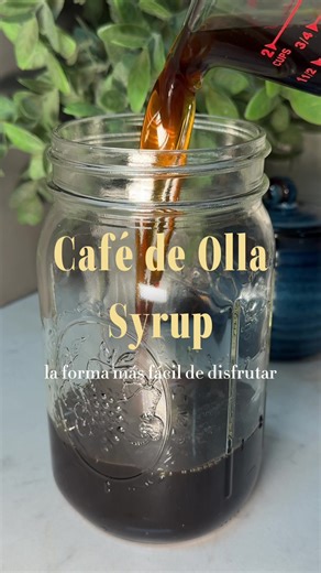 Café de Olla Syrup | Jarabe de Café de Olla 🇲🇽🤎 store in the fridge in an airtight container for up to 2 weeks ☕️ #recetasfáciles #easyrecipe #cafedeolla #latina #latinafoodie