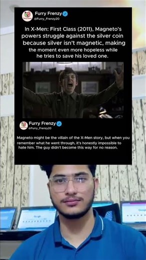 In X-Men: First Class (2011) Magneto Can’t Control the Silver Coin