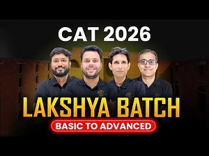 CAT 2026 Preparation with MBA Pathshala | Lakshya Batch | Basic to Advanced New Batch