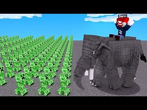 Benx VERTEIDIGUNG vs. Elina VERTEIDIGUNG! Minecraft