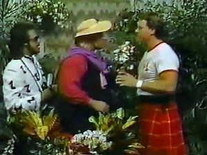 Adrian Adonis Flower Shop with Roddy Piper 08-16-1986