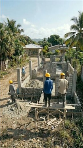 How an “L Shaped” House Is Built Step by Step #beforeafter #woodworking #helpmemakethismakesense