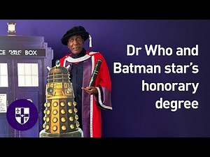 Doctor Who and Batman actor Colin McFarlane awarded honorary degree