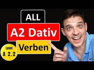 German Dative Verbs | ALL A2 Level Dative Verbs | YourGermanTeacher