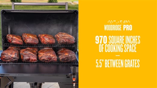 Grill smarter, not harder with the Woodridge Pro. Control your cook from anywhere with WiFIRE® and enjoy effortless results every time. | Traeger Grills