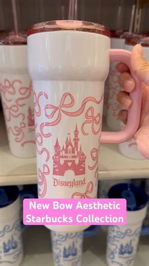 New Bow Aesthetic Starbucks Collection! // Disneyland