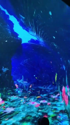 It's all over my WeChat Moments!Xiamen's naked-eye 3D ceiling! #shorts