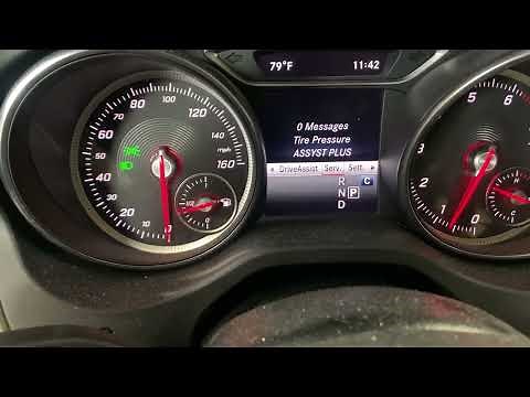 2018 Mercedes GLA Tire Pressure Light Reset Procedure - How To Turn Off TPMS Light