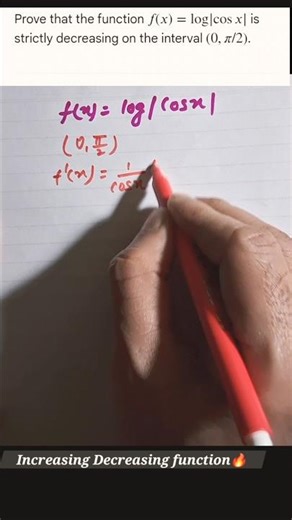 increasing and decreasing functions class 12 || maths class 12 || #class12maths #calculus