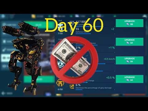 Day 60 Of Upgrading The ULTIMATE Ao Ming For FREE (War Robots)