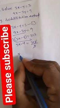 ರೇಖಾತ್ಮಕ ಸಮೀಕರಣಗಳ ಜೋಡಿಗಳ ಪರಿಹಾರ/How to solve system of linear equations /10th/EXERCISE 3.3PROBLEM-3