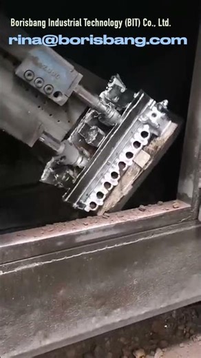 Rotation Type Decoring Machine | Efficient Cylinder Head Sand Core Removal