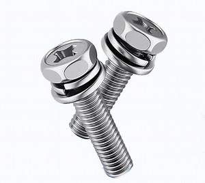 [Hot Item] M3-M8 SS304 External Phillips Hex Hexagon Head Sem Screw Bolt with Washer Gasket Made in China