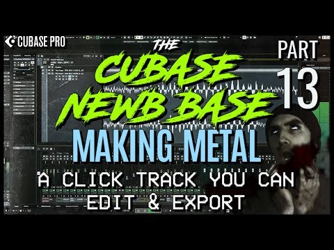 Cubase - How to Create a Click Track You Can Export