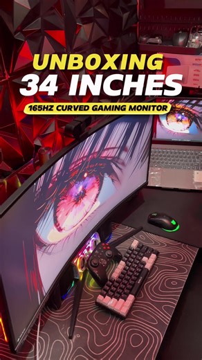 🔥 UNBOXING THE NVISION MG34UF6 CURVED GAMING MONITOR! PREMIUM DESIGN, FAST REFRESH RATE, AND ULTRAWIDE DISPLAY FOR THE ULTIMATE DESK SETUP! 🖥️🚀 #NVISIONMG34UF6 #ULTRAWIDESETUP #GAMINGSETUPPH #PCSETUPPH #DESKINSPIRATION