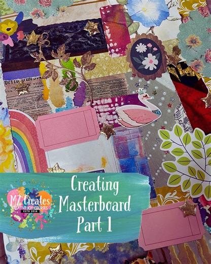 Creating and Using Masterboard a Beginner’s Guide  Watch and Learn! Head over to my YouTube Channel: https://www.youtube.com/@MZCreates Enjoy! @MZCreates #masterboard #collage #ephemera #papercrafts #junkjournals #junkjournalpages #junkjournaljunkies #scrapbook #creativejournaling #journalinspiration #handmadejournal | MZ Creates | Facebook