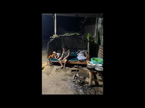 Hello everyone. Let's enjoy the night with our family at our mini house!