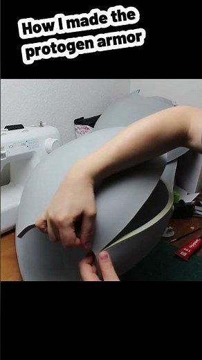 How I made the protogen fursuit armor #fursuitmaker #fursuit #costume #tutorial #howto #protogen