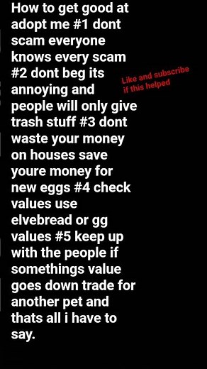 adopt me tips 2025 (updated)