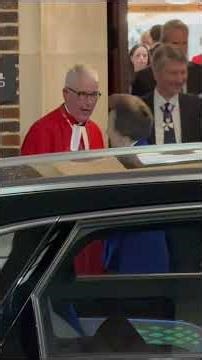 princess anne leaving the kings church of the savoy