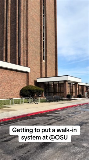 Installing Walk-in HVAC System at OSU