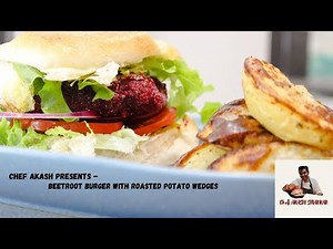 Beetroot Burger recipe| Juicy Veggie Beetroot Burger at home