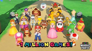 17K views · 2K reactions | More than 1 million Super Mario Party games have been sold in the U.S.! Thank you to all the party-goers for making this the fastest selling game in the Mario Party series. If you’re late to the party, it’s still a great time to hop in and enjoy the fun with friends and family on Nintendo Switch! | Nintendo Switch | Facebook