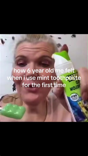 burns so bad💔 #fyp #toothpaste #spongebob #mint #burn | toothpaste