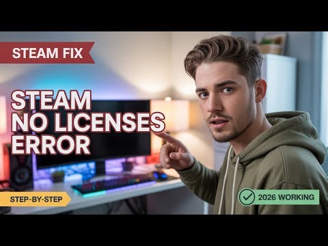 Steam Error: An Error Occurred While Launching This Game (No Licenses) – 2026 Fix