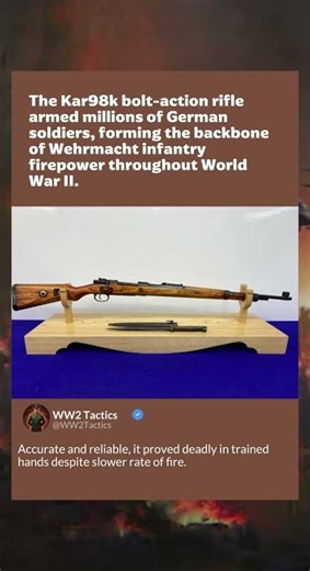 Kar98k Rifle | Standard German Infantry Weapon of WWII | WW2 Tactics