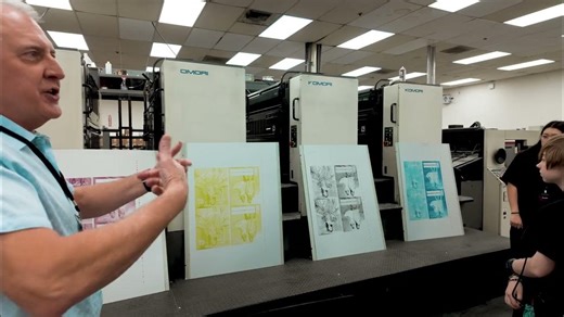 High School Students Find Out What Happens Inside a Print Shop | Full Facility Tour