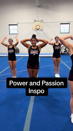 Just a little passion and power inspiration from Grandville Varsity! Love these athletes and love this team! @Grandville Cheer #cheertok #cheerleading #cheerchoreo #varsitycheer #highschoolcheer