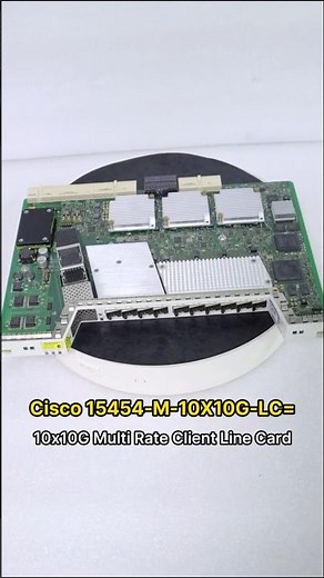 Cisco 15454-M-10X10G-LC= 10x10G Multi Rate Client Line Card #cisco #module #Line_Card #shotrs