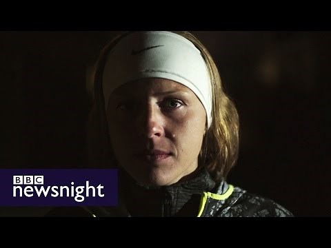 Yuliya Stepanova: The athlete who blew the whistle on Russian doping - BBC Newsnight