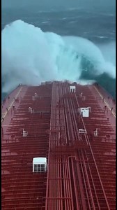 OIL TANKER GOING THRU BAD WEATHER 🌦️ 🌊- AI-VISUALS #maritime #oiltanker #roughsea | Deep sea Tv