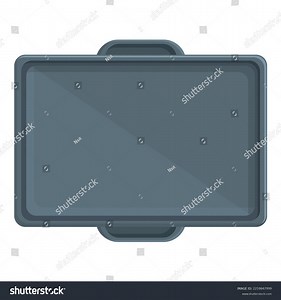 Tray Food Icon Cartoon Vector Tin Stock Vector (Royalty Free) 2259847999 | Shutterstock