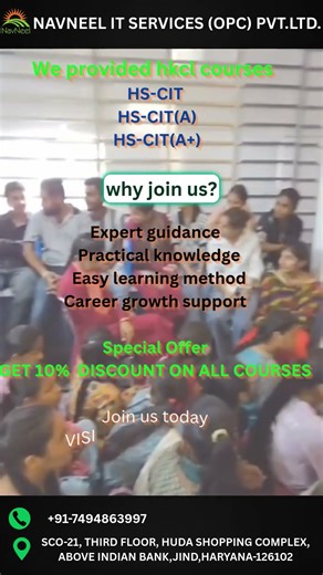 HKCL Courses at Navneel IT SERVICES (OPC) PVT.LTD.