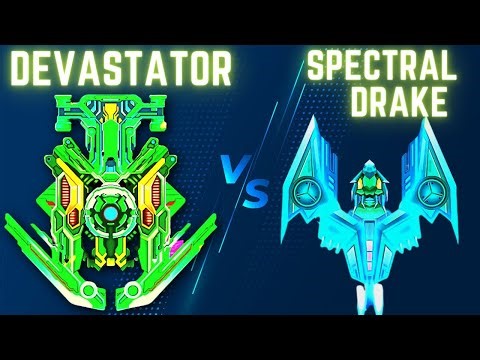 Alien Shooter Devastator vs Spectral Drake Ship | Epic Battles Of History In 4K Quality Resolution