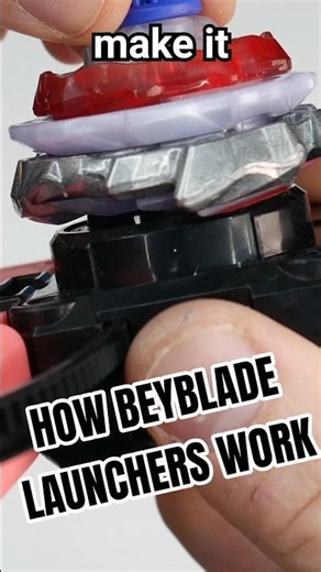 How a #beyblade launcher actually works