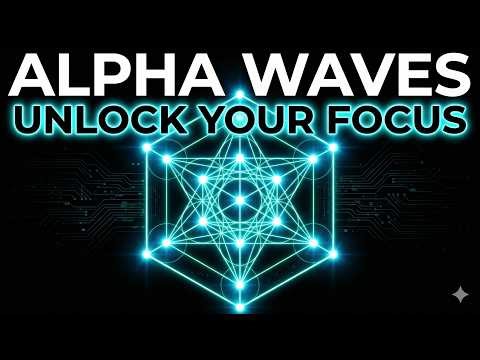 Alpha Waves for Focus & Flow | 10 Hz Binaural Beats | Study, Work & Creativity | 1 Hour