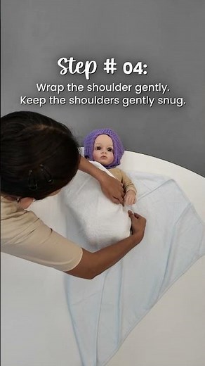 How to swaddle your newborn in easy 6 steps? #newborncaredubai