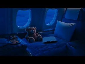 24 Hours Airplane Brown Noise | No Ads | Drift Into Deep Sleep with Gentle Jet Engine Sounds