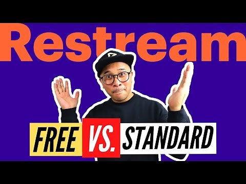 RESTREAM Pricing Explained // FREE vs STANDARD PLAN